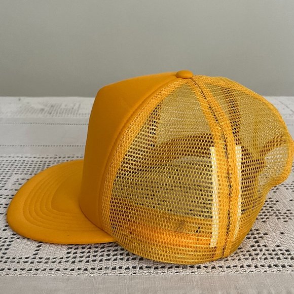 drew house Mascot Trucker Hat Golden Yellow rare - Picture 4 of 11